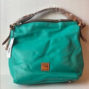 Dooney & Bourke Mckenenzie hobo bag Cole Jade. New with tags. Never worn